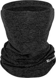 Cagoule Hiver Echarpe Cou Polaire Chaude Elastique Noir/Gris