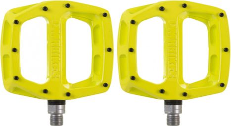 Pair of DMR V12 Flat Pedals Yellow