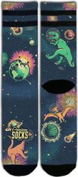 Space Dino - Chaussettes Graphiques Techniques Coolmax - Cyclisme  Running et Sport