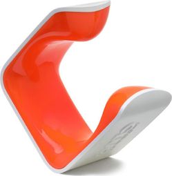 Portabici da parete Hornit Clug Plus (70-81 mm / 2,75-3,2 '') Bianco / Arancione
