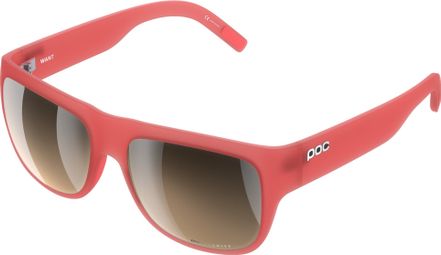 Lunettes Poc Want Corail Translucide - Brown Silver Mirror