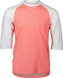 Poc MTB Pure Coral/White 3/4 Sleeve Jersey