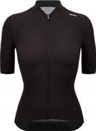 Damen Kurzarmtrikot Santini Redux Speed Schwarz