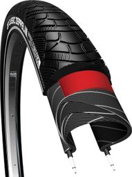 CST Pneu extérieur Zeppelin 28 x 1.75 Noir avec lignes réfléchissantes