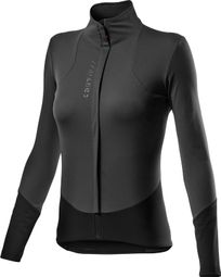 Castelli Beta RoS Women's Jacket Dark Gray / Black