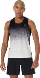 Débardeur Asics Road Fade Noir/Blanc Homme