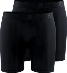 Set van 2 Craft Core Dry 6in Black Boxers