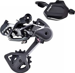 Kit de cambio trasero + palanca de cambios TRP G-Spec TR12 Negro / Plata