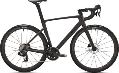 Van Rysel RCR Pro racefiets met Sram Force AXS 12V, 700 mm, zwart Carbon Raw, maat 173/181 cm - Showmodel