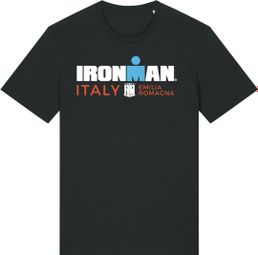 Ironman Italië Emilia-Romagna Zwart Heren T-Shirt Korte Mouw