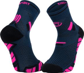 Socken BV Sport Trail Ultra Mid Blau/Rosa