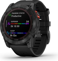 Reloj deportivo Garmin Fenix 7X Solar - Negro