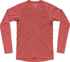 Women's Devold Duo Active Merino 205 Red T-Shirt 