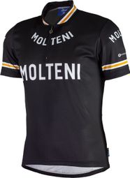 Maillot Manches Courtes Velo Rogelli Molteni - Homme - Noir