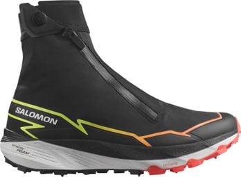 Salomon Winter Cross Spike Unisex Trail Shoes Black/Orange/Yellow