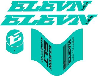 Elevn 22 Handlebars stickers Turquoise