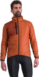 Sportful Supergiara Puffy Orange Long Sleeve Jacket
