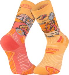 BV Sport Trail Ultra High Belle-Île Collector DBDB Orange/Red Socks