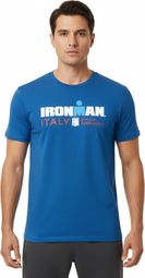 Heren Royal Blue Ironman Italië Emilia-Romagna Korte Mouw T-Shirt