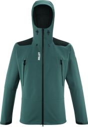 Millet K Absosulte Shield Green Sofstshell Jacket