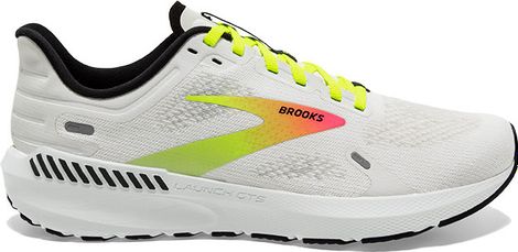 Chaussures de Running Brooks Launch GTS 9 Blanc Jaune