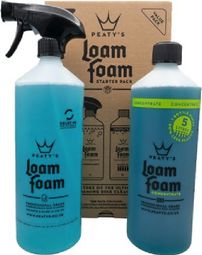 Peaty's Cleaning Kit: Loam Foam 1L / Loam Foam Concentr 1L