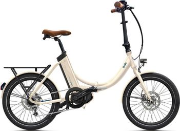 O2 Feel iPeps 5.1 Univ Electric Folding Bike with Shimano Nexus 7-Speed, 360 Wh, 20-inch, Beige, One Size Fits All (149/190 cm) - Refurbished Product
