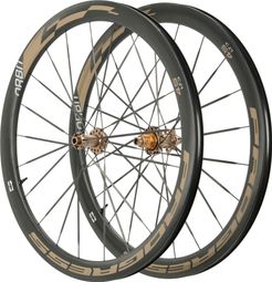 Paire de roues Progress Orbit 450 LTD | 12x100/12x142 mm | Center Lock | Rayon Carbone