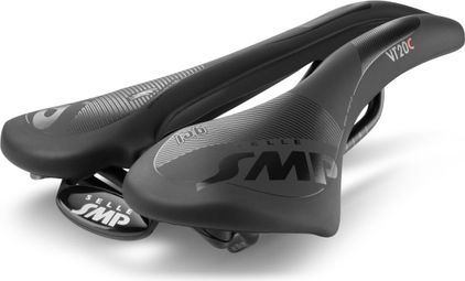 SMP VT20C Gel Saddle with Stainless Steel Rails, Black