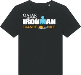 T-Shirt Manches Courtes Ironman France Noir Femme