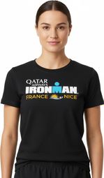 Ironman France Nice Kurzarm T-Shirt Schwarz Damen