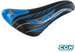 selle enfant junior 24/26 pouces monte grappa 920 storm noir/bleu avec chariot de selle