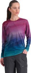 Maglia a manica lunga Sportful Flow Giara Donna Blu/Rosa M