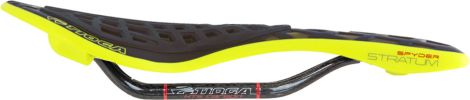 Sillín Tioga Spyder Stratum Carbon Negro/Amarillo