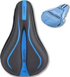 Housse de Selle de Vélo en Gel  Couvre Selle Velo Ultra Confortable pour VTT  Vélo de Route  E-Bike  et Vélo Spinning - Hommes et Femmes