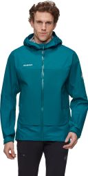Mammut Ducan Guide Hooded Waterdichte Jas Blauw