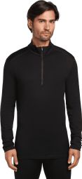 Baselayer 1/2 zip Icebreaker Merino 260 Tech Noir Homme