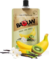 Biologische Baouw Banaan-Kiwi-Vanille Puree 90g