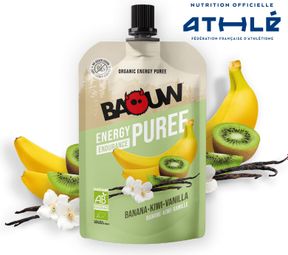 Bio Baouw Bananen-Kiwi-Vanille Energy Püree 90g
