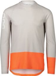 Poc MTB Pure Orange/Grey Long Sleeve Jersey