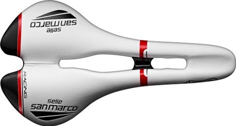 Selle San Marco Aspide Racing Open-Fit White