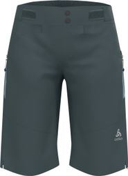 Dames Odlo X-Alp Explorer MTB Overshort Grijs/Blauw