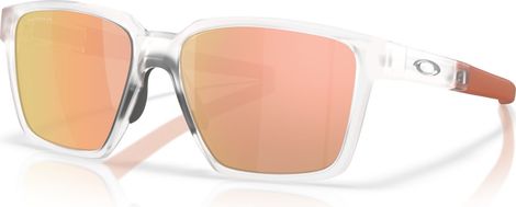 Oakley Actuator SQ Matte Clear Glasses / Prizm Rose Gold Polarized / Ref: OO9430-0757