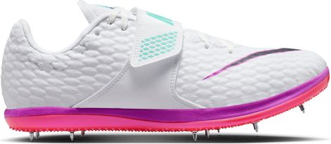 Nike Hoogspringen Elite Baan & Veld Schoenen Wit/Rood/Paars Unisex