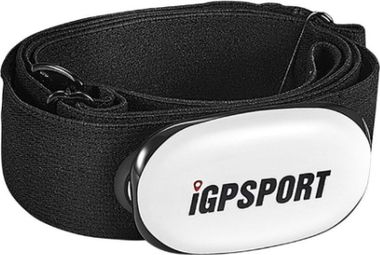 CEINTURE THORACIQUE HR40 BLANCHE COMPTEUR GPS IGS.