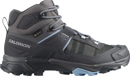 Scarpe da trekking Salomon X Ultra 5 Mid GTX Grigio/Blu da donna