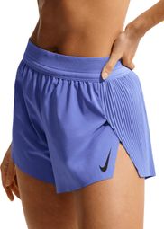 Nike AeroSwift 3in Split Shorts Blau Damen