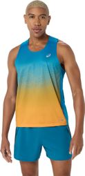 Débardeur Asics Road Fade Bleu/Orange Homme