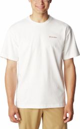 Columbia Burnt Lake White Short Sleeve T-Shirt