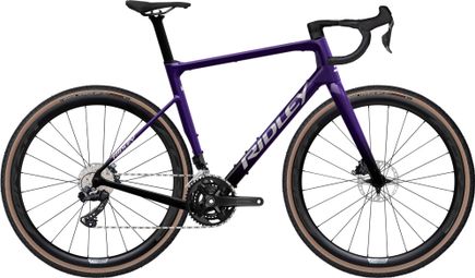 Gravel bike Ridley Grifn RS Shimano GRX Di2 11V 700 mm Violet Radiant Black 2023